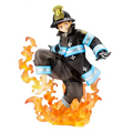 16CM Anime Enn Enn no Shouboutai Shinra Kusakabe Figure Scene Model Toy Doll Action Figure 1/12 pvc Collection Gifts