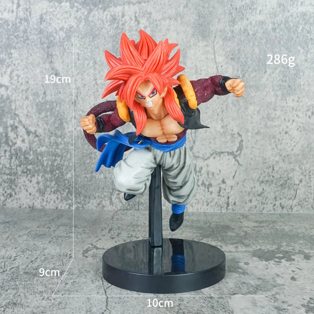 New Dragon Ball GT Anime Figure SUPER SAIYAN 4 Gogeta Action Figure Toys for Boys Girls Kids GiftS Collectible Model
