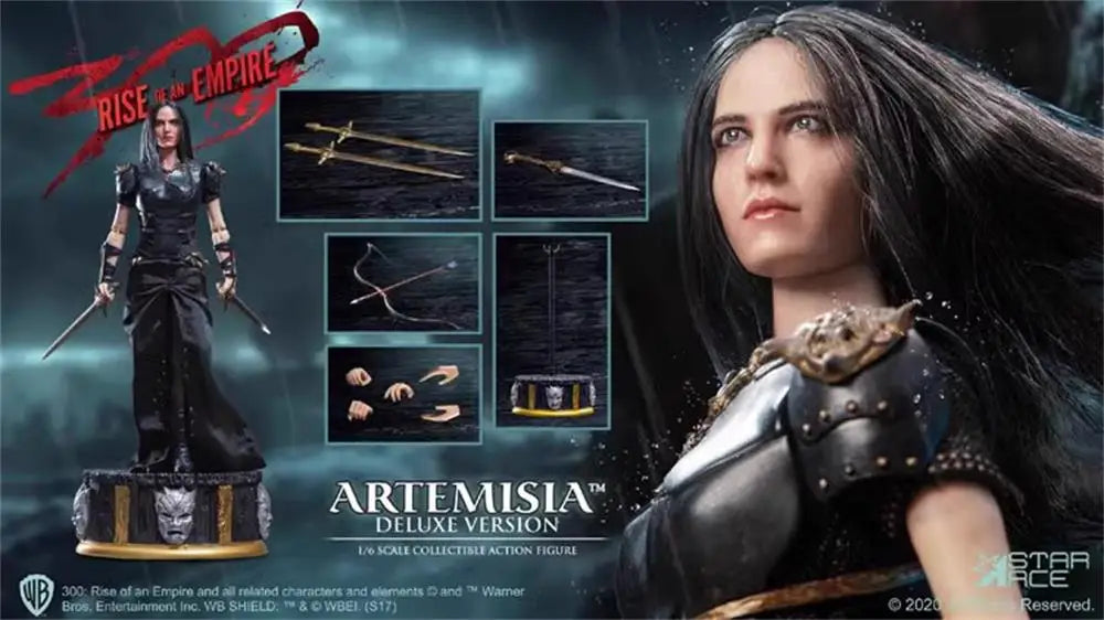 1/6 Star Ace Toys Female Greek Hero Warrior 300 Full Set Moveable Action Figure with Platform Gift For Fans Collect