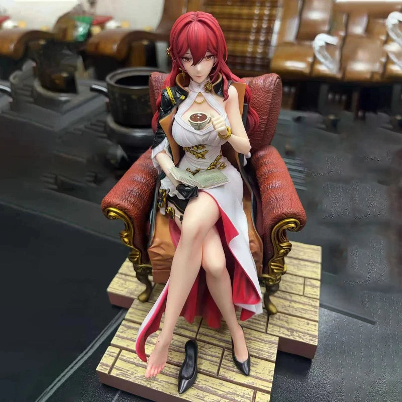 Honkai：Star Rail Figure Himeko Trailblazer Sitting Posture Anime Collectible Model Desktop Decorations Holiday Gifts Kids Toys
