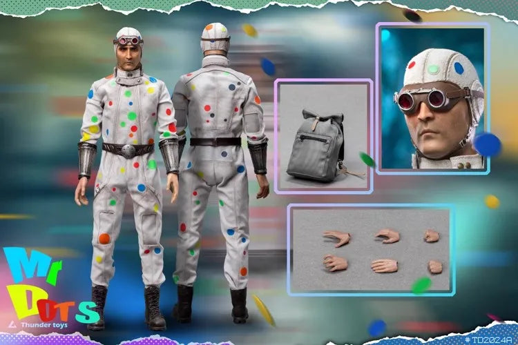 In Stock 1/6 Thunder Toys The Suicide Squad Polka Dot Man Bloodsport Action Figure Movable Joint Accessory Set Trendy Toy Gifts