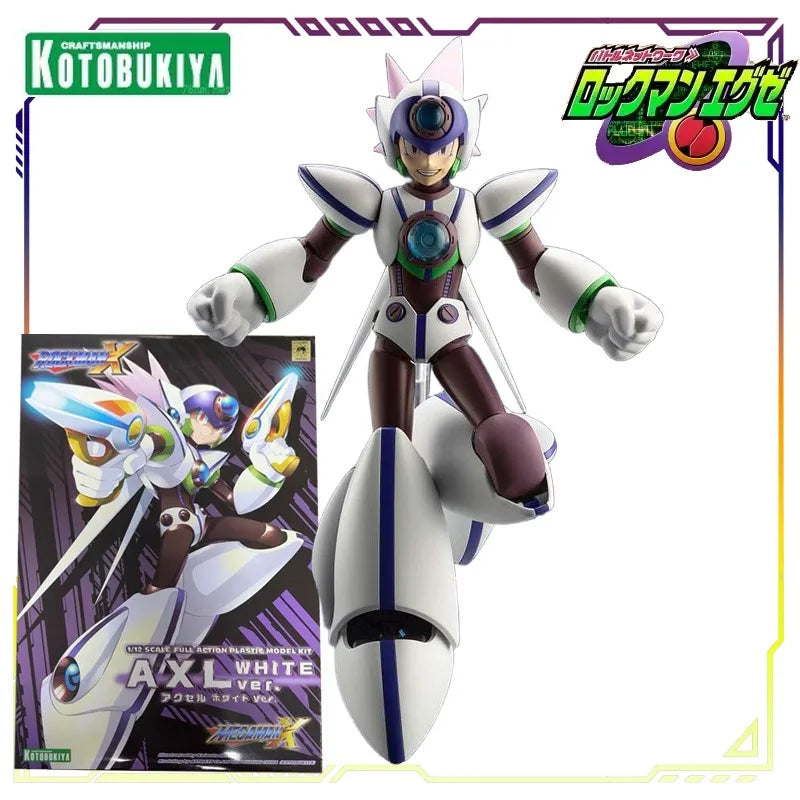 Kotobukiya Original Rockman Series Froude EXE\Axel White Ver Action Figure Model Toys Movable Model Ornaments Gifts Fo Boys