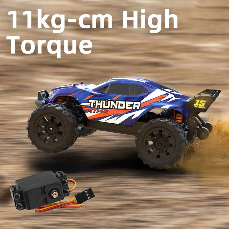 Teeggi 1/14 4WD Високоскоростна Rc Офроуд Кола 100KM/H Безчетков мотор 3S Камион с дистанционно управление Дрифт Състезателни Колички Играчки За Детски Подаръци