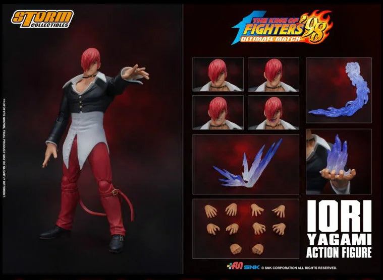 Storm Toys Original 1/12 King of Fighters 98 LORI Hachinohe Purple Special Edition KOF98 Game Mobile Doll Model Handmade Toy