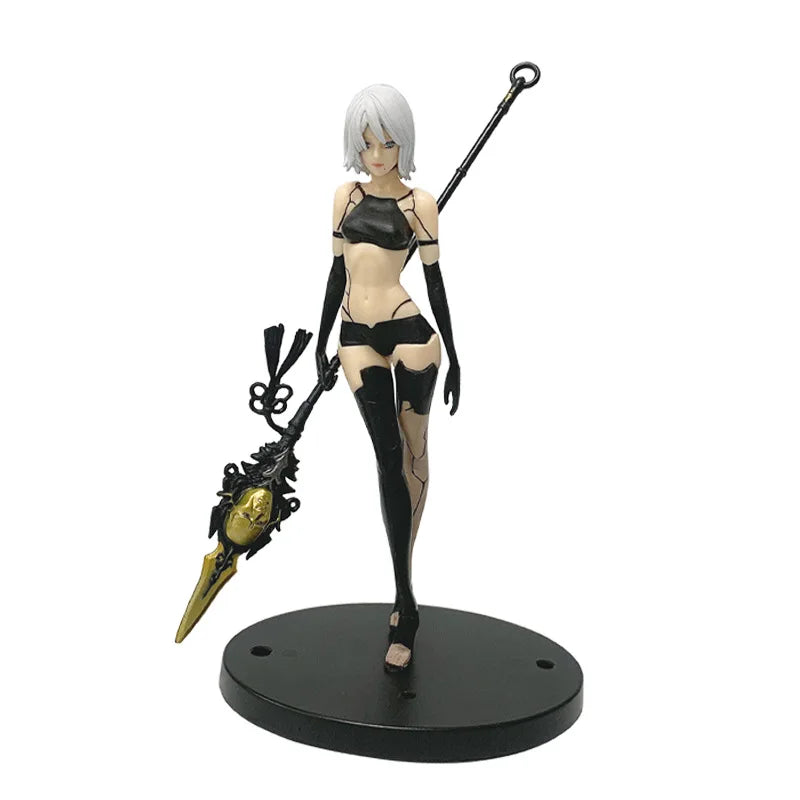 18см NieR:Automata YoRHa Model A No.2 A2 Аниме момиче Фигурка NieR Automata Ver екшън фигурка секси модел кукла играчка