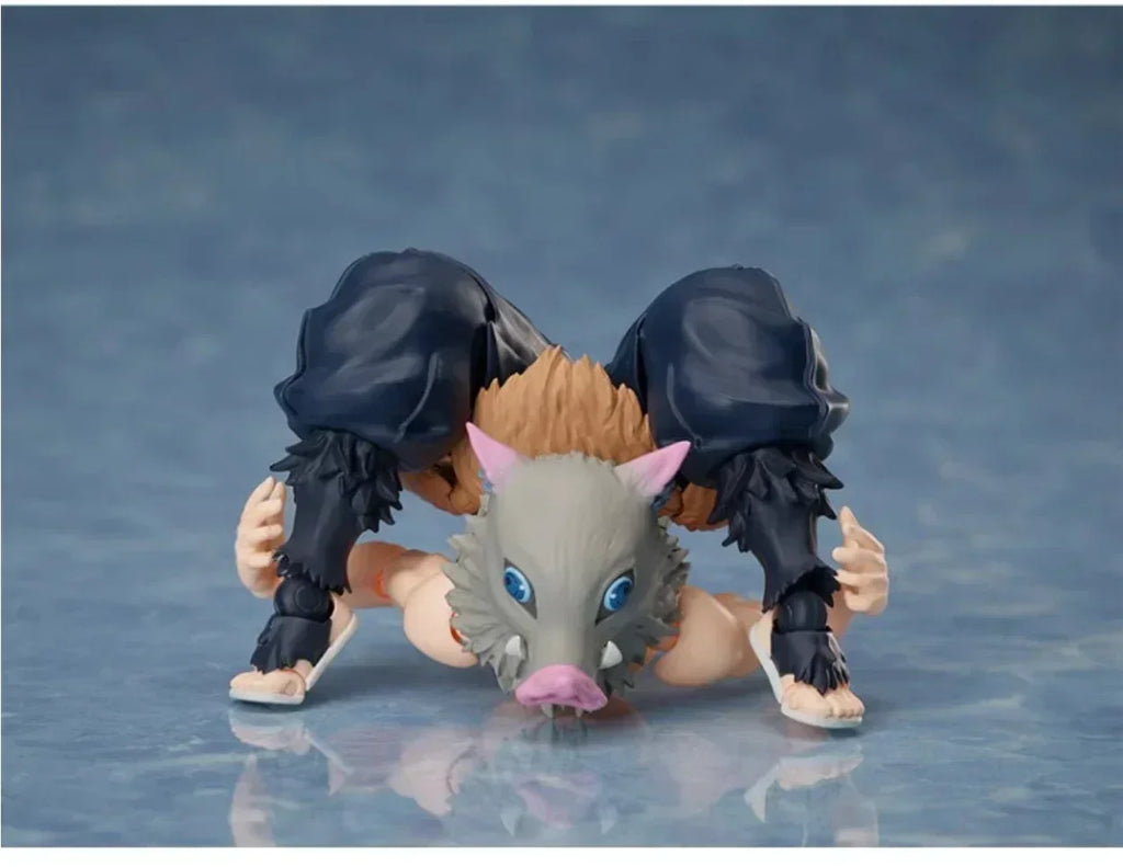 100% Original Aniplex BUZZmod Inosuke Hashibira Kimetsu No Yaiba Demon Slayer Action Figures Model Toy Brinquedos Figura