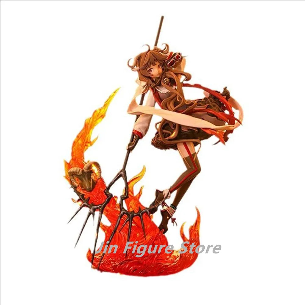 Anime Figure Arknights 26cm Myethos Eyjafjalla Game Eyjafjalla Sheep Action Figure Collection Model Toys With Light Ornament