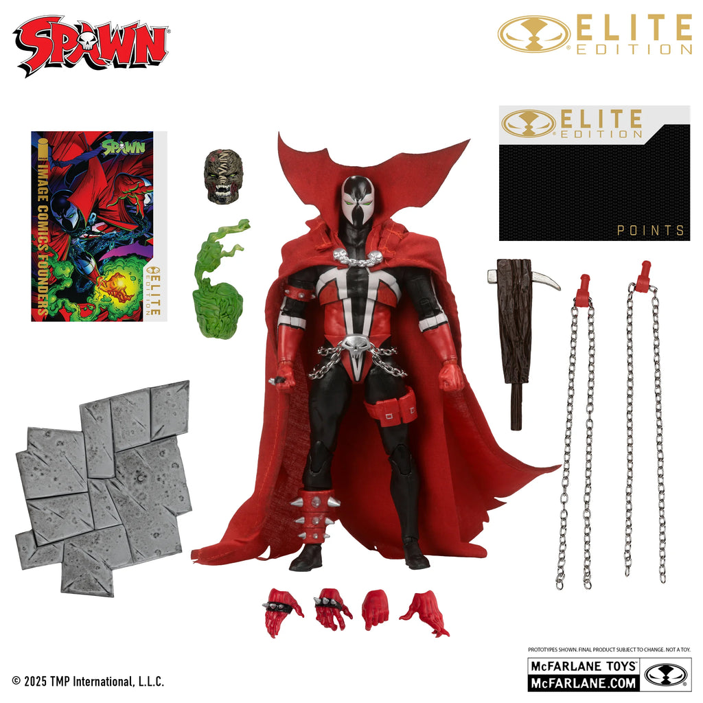 McFarlane Toys SPAWN 18cm Action Figure Collector Edition Gold Label Todd SPAWN Model Doll
