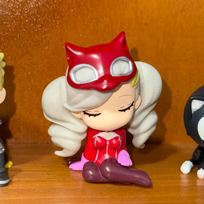 Persona 5 Amamiya Ren Morgana Shoulder On Shoulder Q-Version Model Desktop Ornament Anime Action Figure Model Toy Birthday Gift
