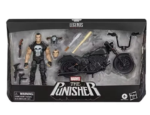 Original Hasbro Marvel Legends Series The Punisher Anime Figure Toy Collection Gift