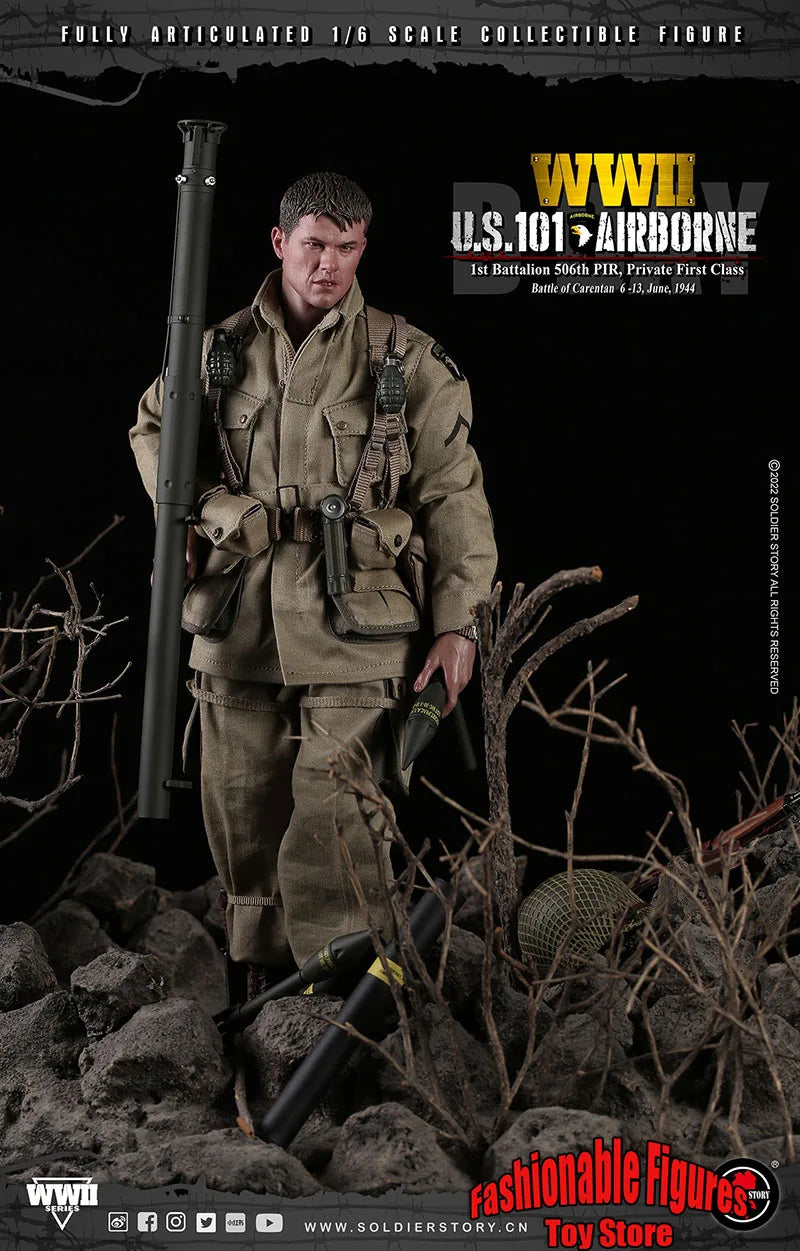 SoldierStory SS126 1/6 Scale Collectible Figure Ryan WWII US 101 Battalion Private First Class 12Inch Men Soldier Action Figure