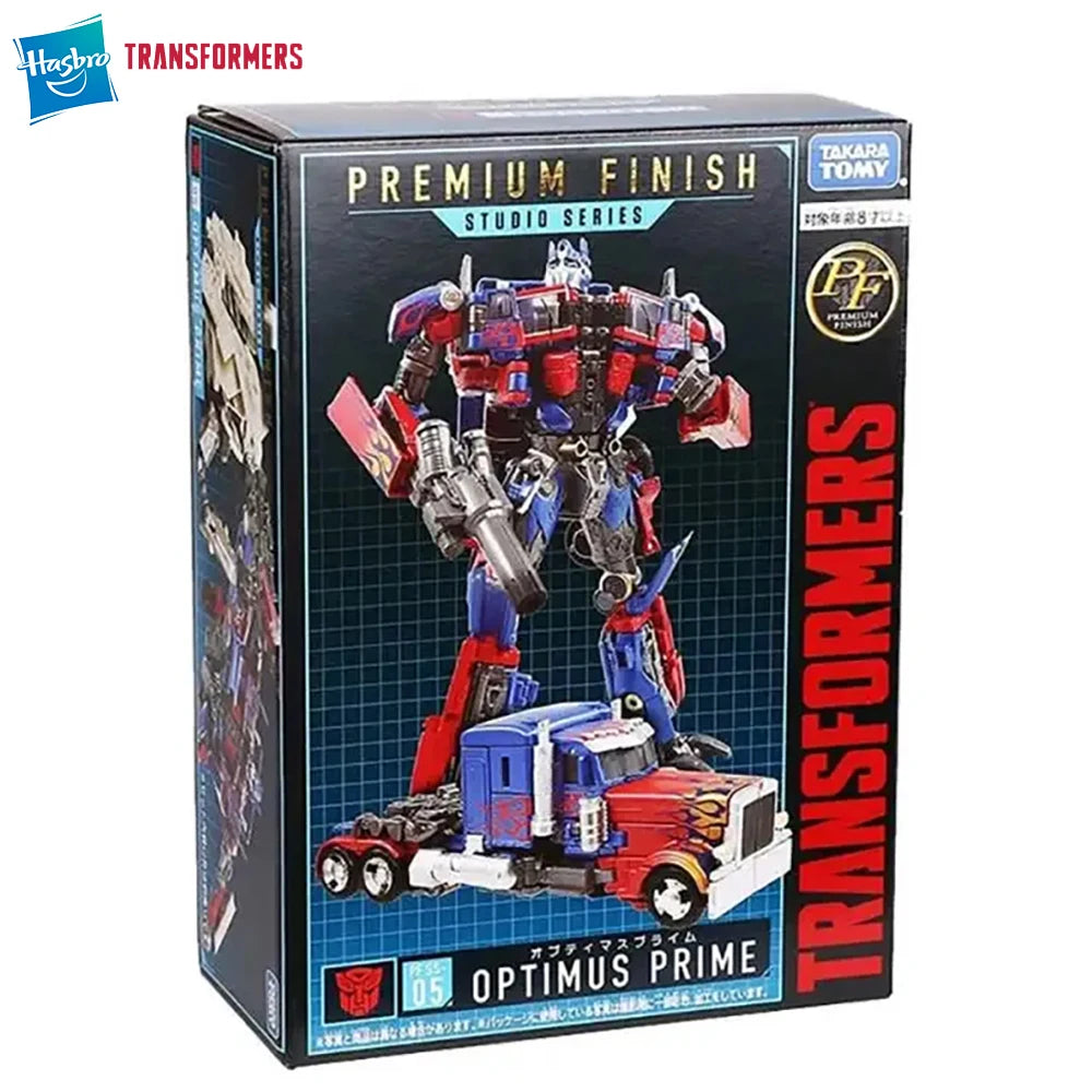 [In-Stock] Transformers Premium Finish PF SS-05 Optimus Prime Exquisite 16.5cm Voyager Class Action Figure Robot Model Toys