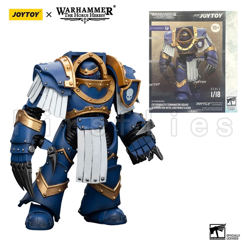 1/18 JOYTOY Action Figure The Horus Heresy Ultramarines Cataphractii Terminator Squad Re-issue Version Anime Model
