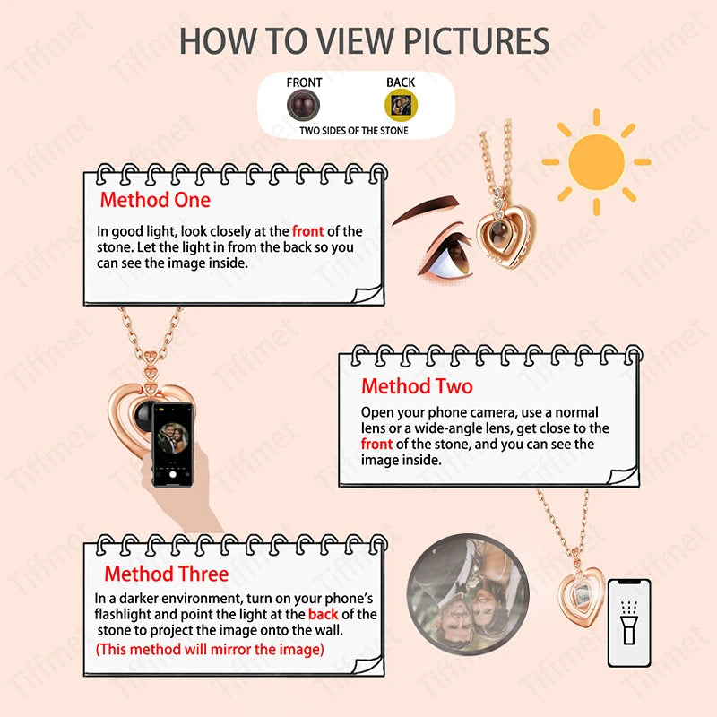 925 Sterling Silver Custom Color Picture Projection Triangle Pendant Bracelet Valentine's Day Birthday Gift For Girlfriend Party