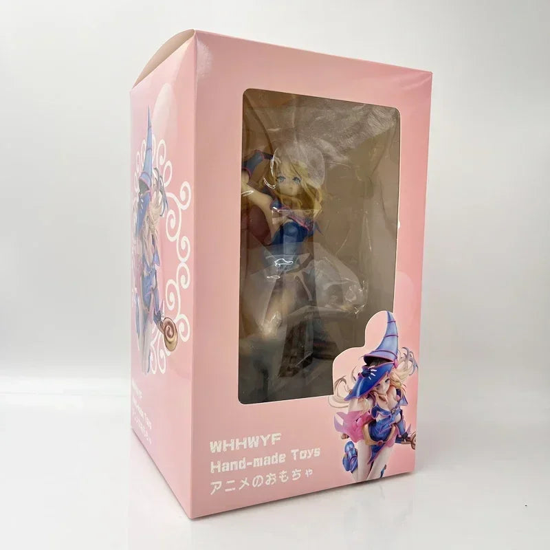 27cm Raa no Yokushinryuu Anime Figure Yu-Gi-Oh! Duel Monsters Yami Yugi Action Figure Dark Magician Girl Figurine Model Doll Toy