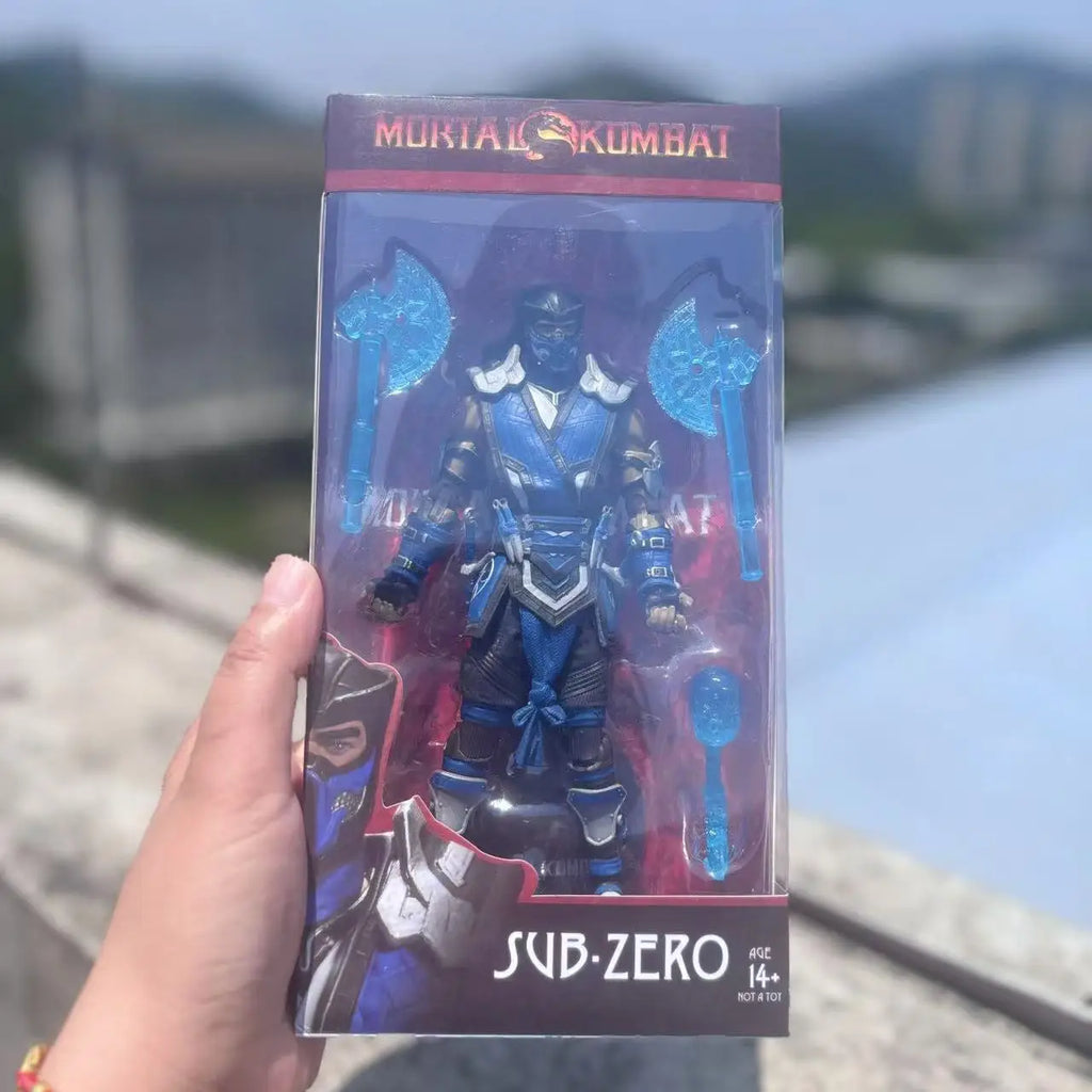 Game Mortal Kombat Sub Zero Scorpion 7" Articulated Joints Moveable Action Figure Toys 17cm