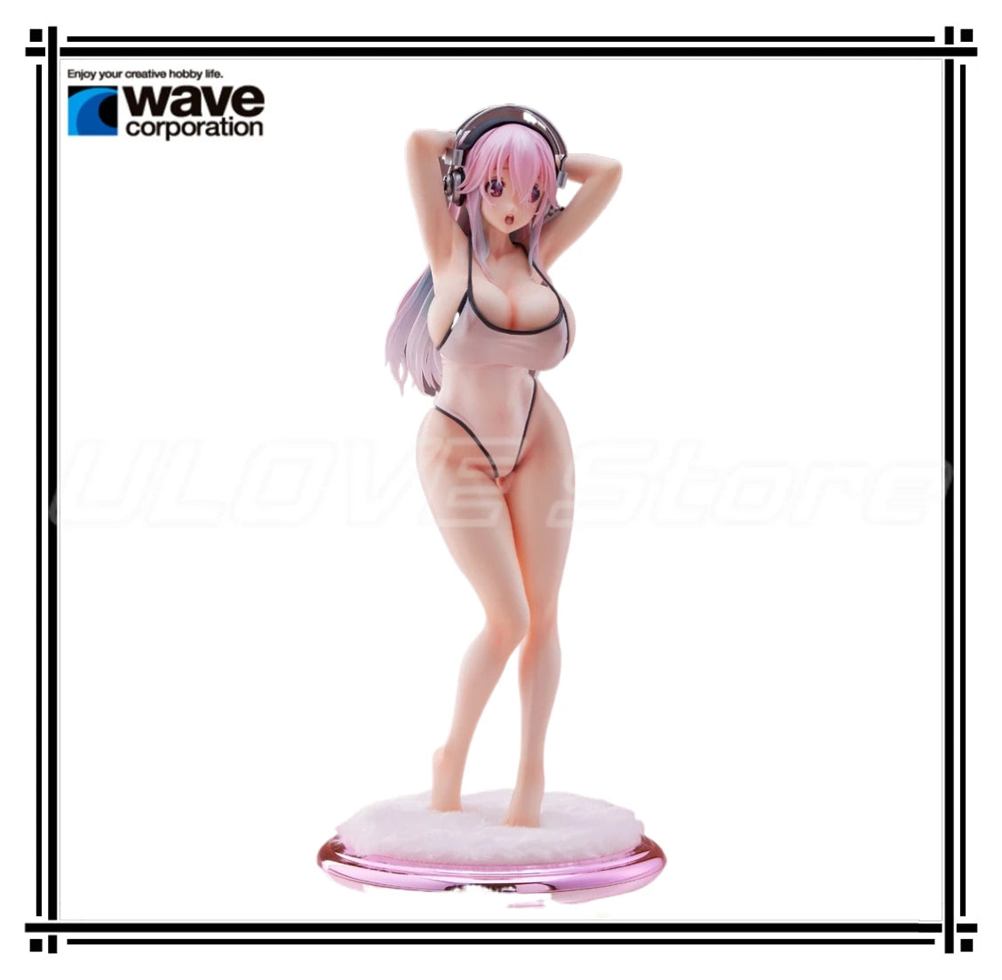 Original WAVE Dream Tech Sonicomi SUPER SONICO Anime Figure Model Advanced Ornament