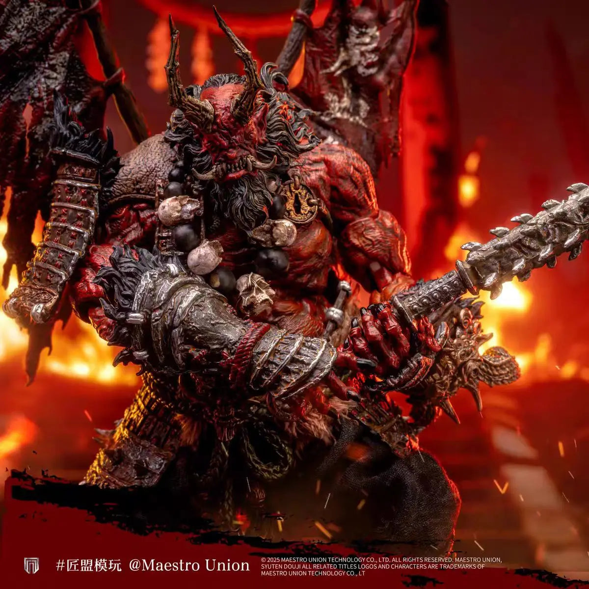 23cm Genuine Maestro Union Syuten Douji Ghost Of Da Jiangshan Immortal Legend Action Figure 1/12 Scale Mu-Il001 Collectible Toy