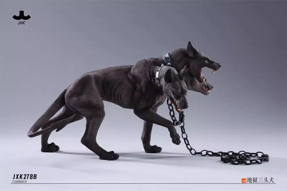 22*11*13.5cm JXK JXK278 Bull2.0 Hell Three Headed Dog Animal Model 1/6 Scence Accessories Fierce Dog For 12" Action Figure Dolls