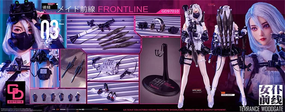 GDTOYS GD97010 Female Soldier Doll Girl NOVA Moveable Action Figure Full Set Gift For Fans Collectable 1/6