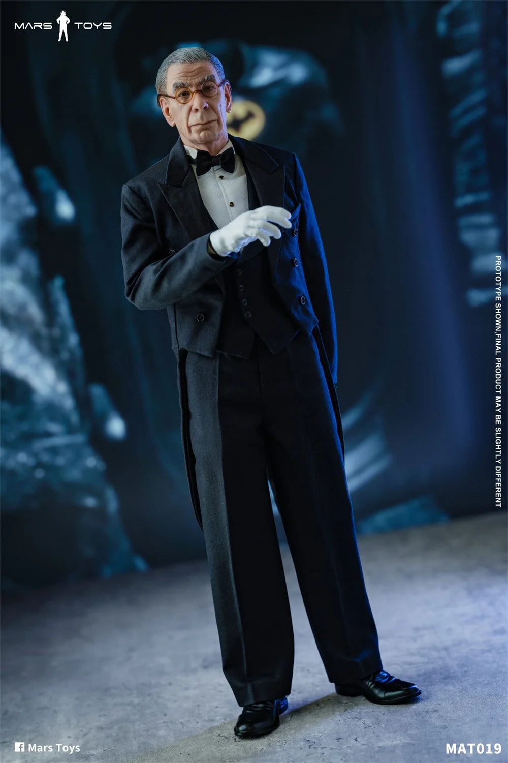Mars Toys MAT019 1/6 Scale Male Soldier Black Formal Attire Suit Set Bulter MR.A Full Set 12" Action Figure Model Doll Toys