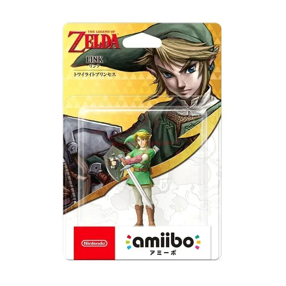 Genuine Amiibo Tears Of The Kingdom Twilight Princess Amiibo Link Ganon Figure Nfc Anime Figures Statue Christmas Gifts Toy