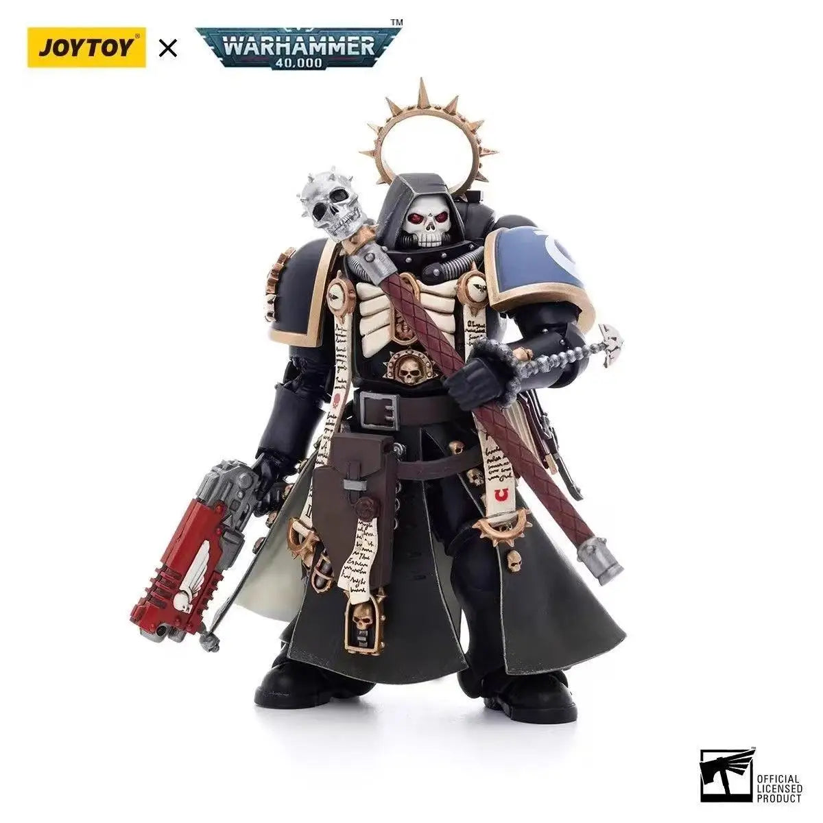 JOYTOY Warhammer 40K 1/18 Action Figure Ultramarines  Primaris Chaplain Brother Varus Anime Figures Toys Collection