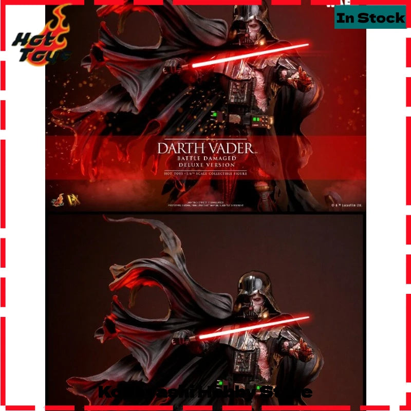 In Stock Hot Toys HT Darth Vader Damaged DX45 Deluxe Special Ver 1/6 Scale Star Wars Collectible Figure