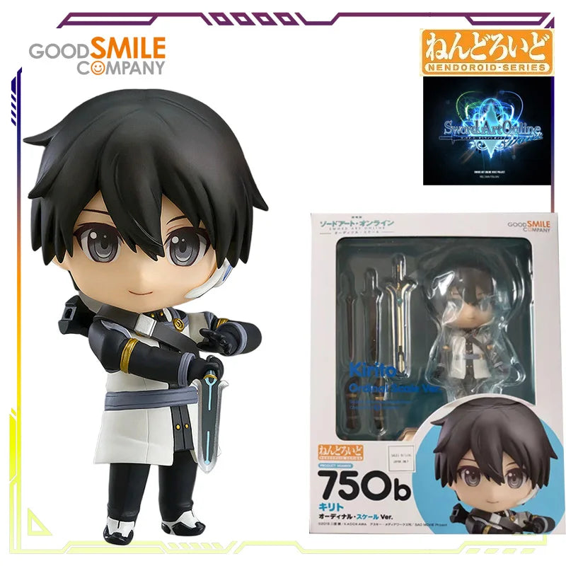 GSC Original Nendoroid Sword Art Online Series No.452 Asada Shino/Kirito PVC Articulated Collectible Action Figure Display Model