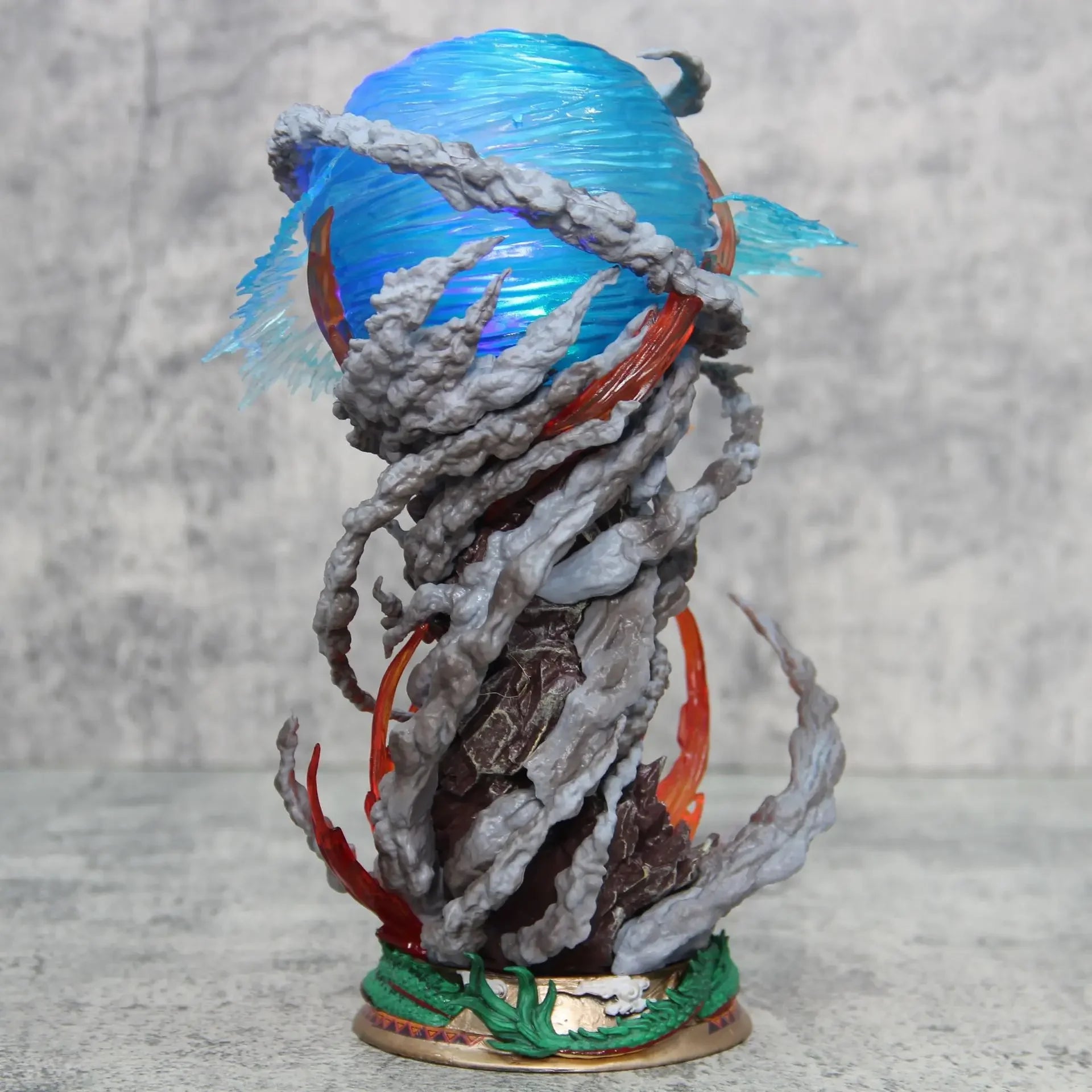 25cm Dragon Ball Anime Spirit Bomb Sou Goku Action Figure Super Saiya Pvc Model Statue Doll Collection Decoration Toys Gift