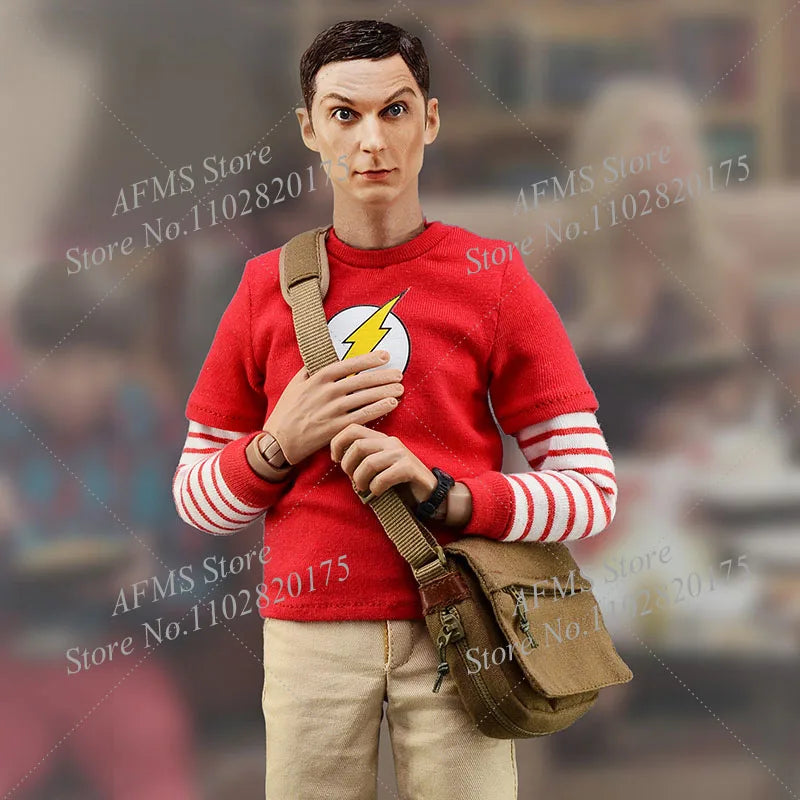 Original BBK006 1/6 Scale Male Soldier Sheldon Lee Cooper Jim Parsons 12'' Full Set Action Figures Model Toys For Fans Gift