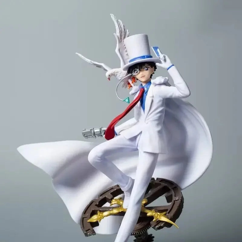 In Stock Detective Conan Kaito Kid Gk Kaito Kuroba Pvc Anime Character Figurines Model Kit Desktop Ornaments Decoration Genuine