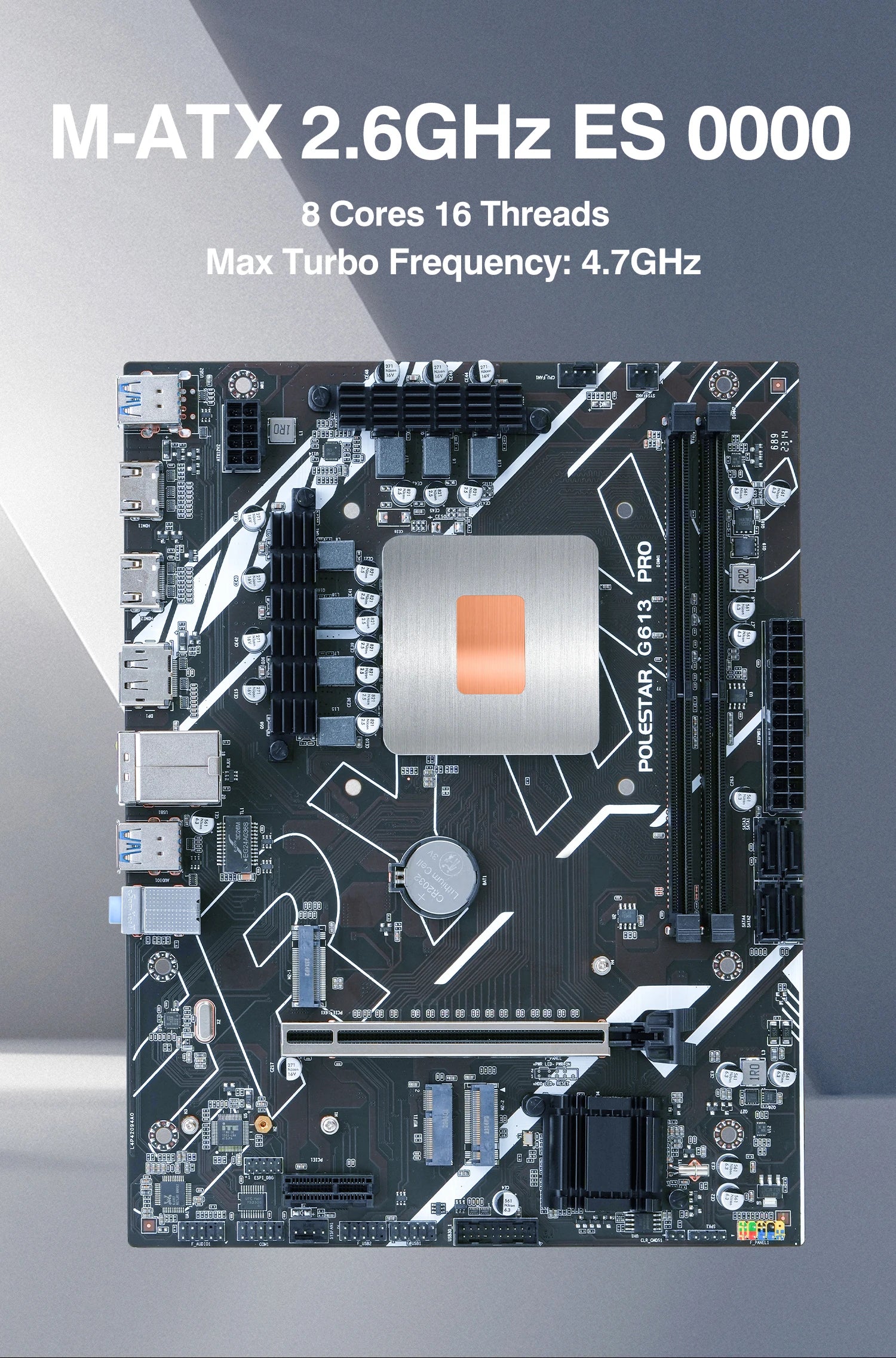 DIY-Gaming-Computer-Motherboard mit integriertem 11. Kit IntelCore CPU 0000 ES 2,6 GHz (siehe Kit i9 1198** i9 11900) DDR4