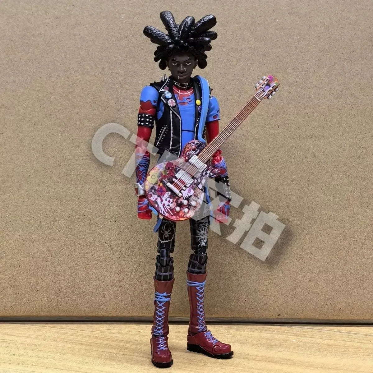 In Stock Ct Toys Spiderman Spider-Punk Spider-Man Across The Spider-Verse Shf Anime Action Figure Figurine Custom Gifts Toys