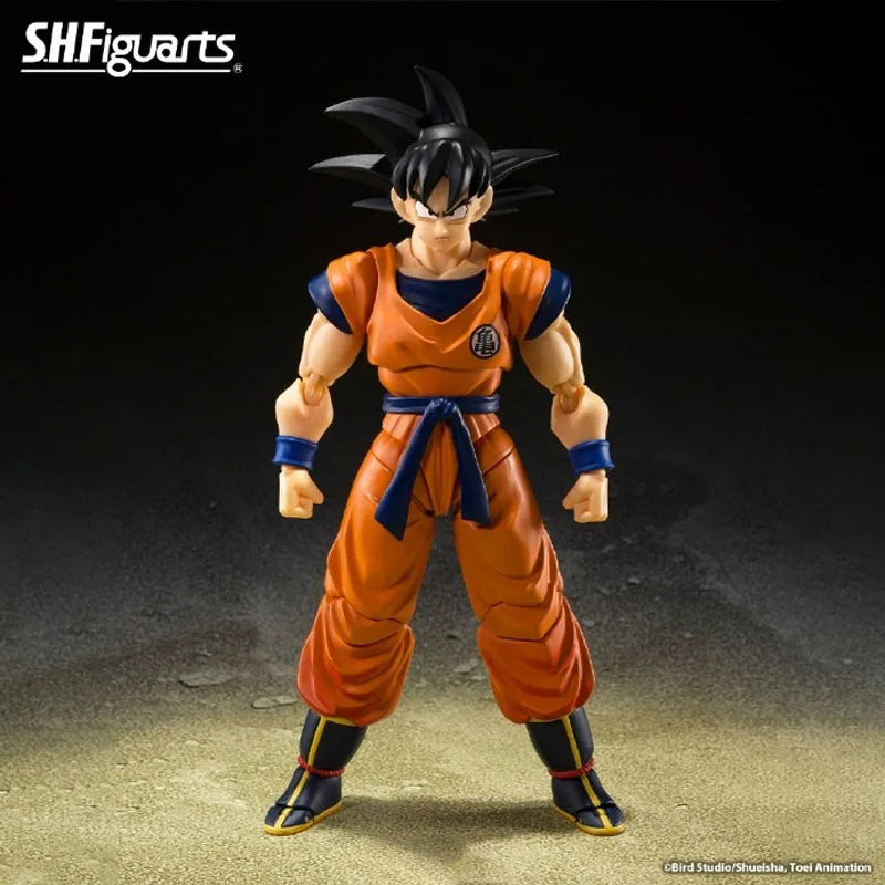 Brand new In Stock BANDAI Original Box Figuarts DRAGON BALL THE LOWEST BOAN SATYAN SON GOKU Action Figure Model Toy Gift for Kid