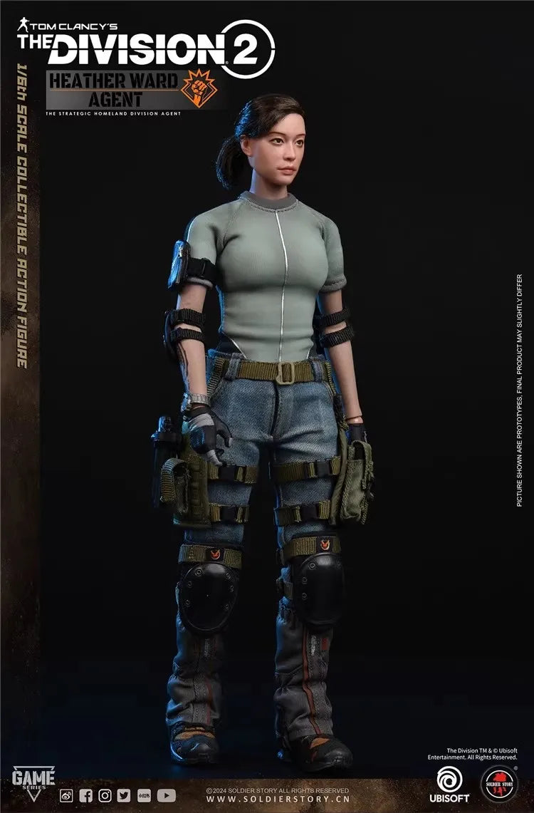 SoldierStory SSG009 1/6 Female Soldier Agent Heather Ward Full Set 12'' Action Figure Model Toy In Stock
