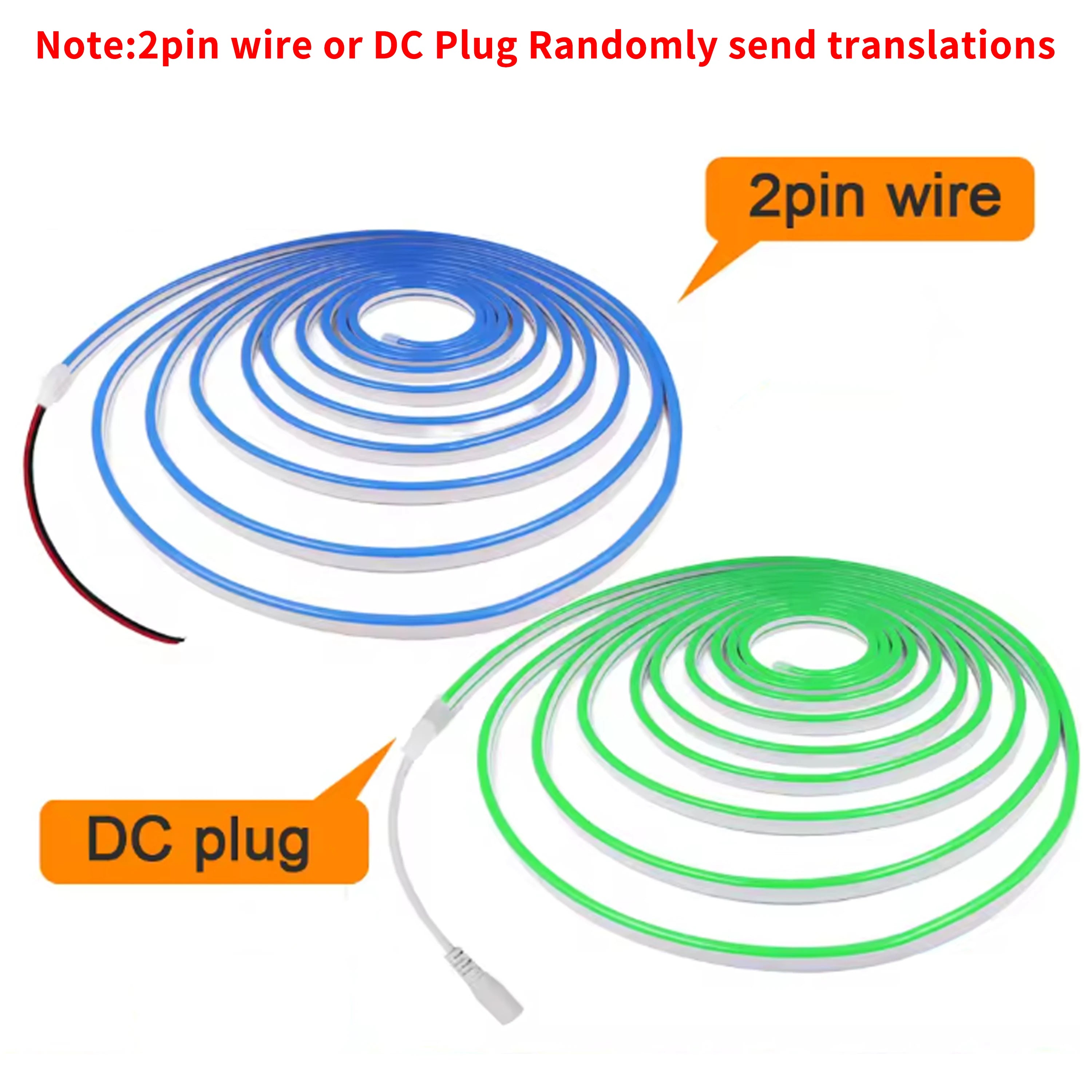 5m 12V LED Neon Strip Lights Outdoor Waterproof Silicone Neon Lamp Outdoor DIY sign Diode Tape Home Garden Decor Aquarium Light