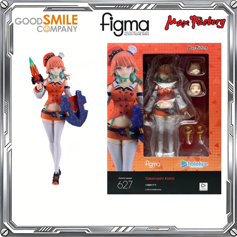 Good Smile Genuine Max Factory figma hololive Anime Hoshimachi Suisei Gawr Gura Shiragane Noel Mori Calliope Action Figure Toys