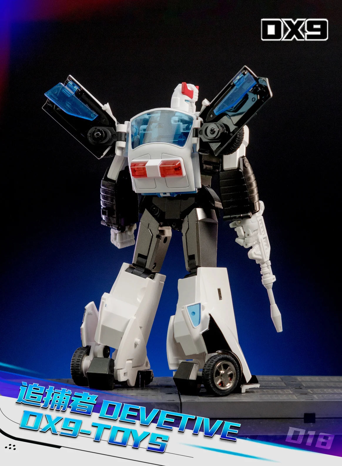 Transformation DX9 Toys D18 D-18 16.7CM Prowl Action Figures Toy Gift Collectio