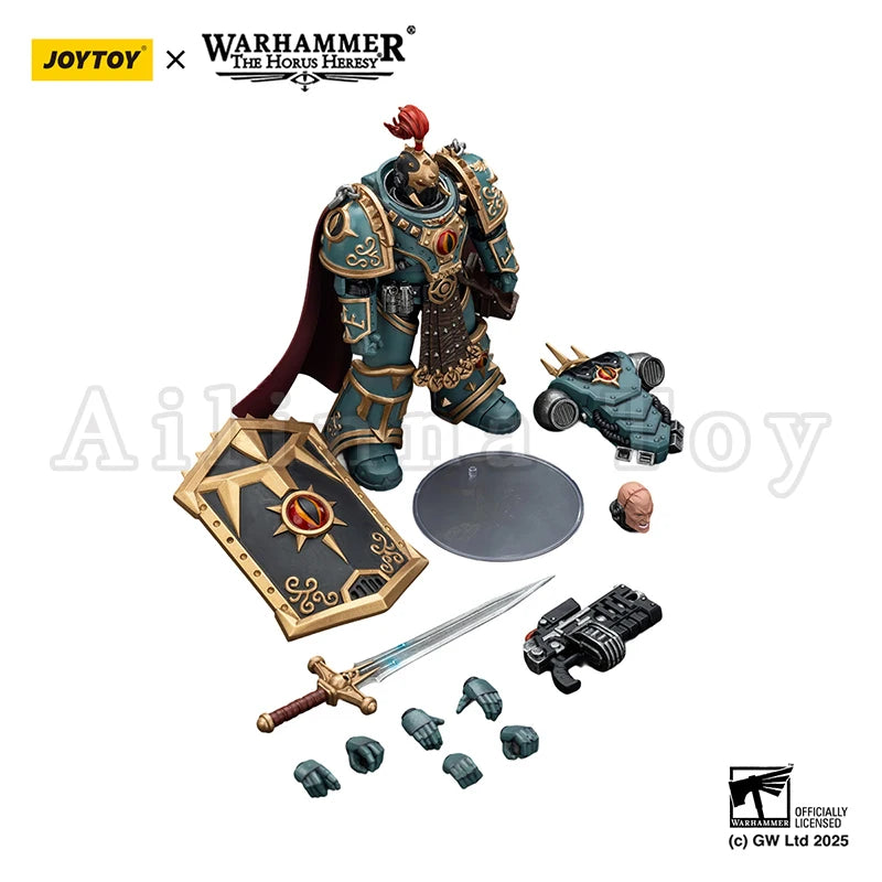 JOYTOY 1/18 Action Figure The Horus Heresy Sons of Horus 'Little’ Horus Aximand,Captain of the 5th Company Anime Toy
