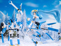 2026 New Hatsune Miku Snow Miku Echoing Frost Limited Edition Reindeer Snowmobile Assembly Model With Cloak Anime Figure Toy