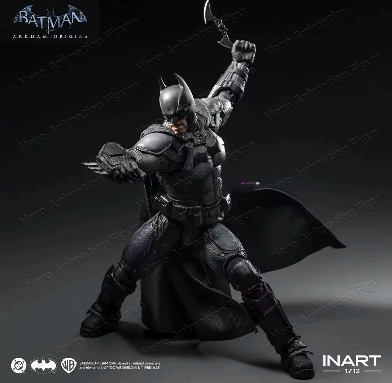 Out of stock INART "Batman: Arkham Origins" Batman 1/12 Action Figure Soldier Standard Edition
