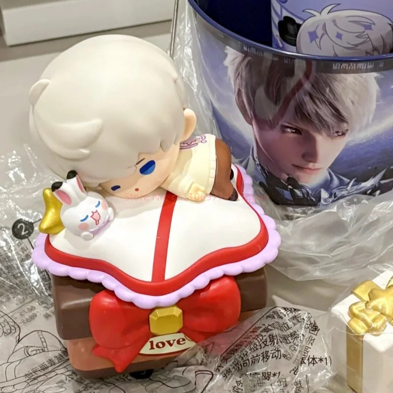 Original Love And Deepspace Cute Sylus Caleb Rafayel Zayne Xavier Cosplay Cartoon Q Version Anime Figure Desktop Decoration Gift