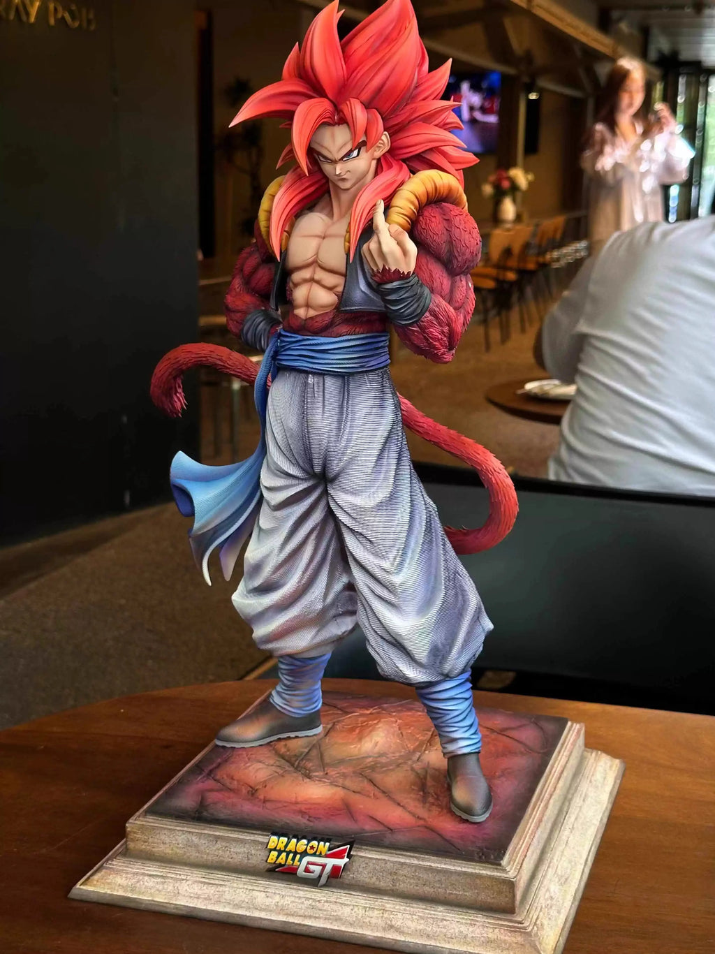 YS Dragon Ball Gogeta Аниме фигурка Super Saiyan 4 Gogeta екшън фигурка без база статуя PVC колекция модел играчка подарък за рожден ден