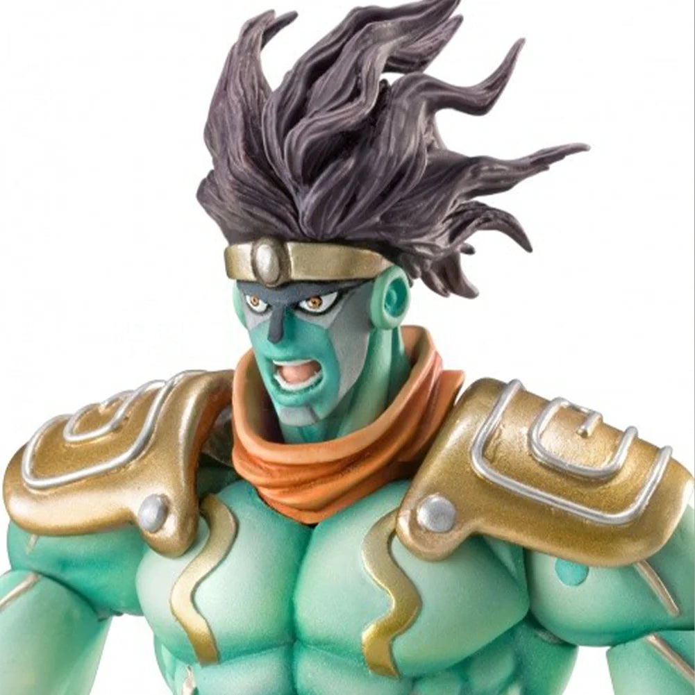 17cm Anime JoJo Figure Purple Star Platinum Action Figure star platinum figure Removable Statue Standing Model Ornament Toy Gift