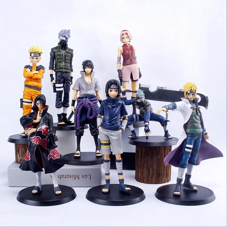 **Anime Naruto Figure Uchiha Itachi Sasuke Pain Kakashi Naruto Shippuden Action Figures Collection Model Toys for Children Gifts
