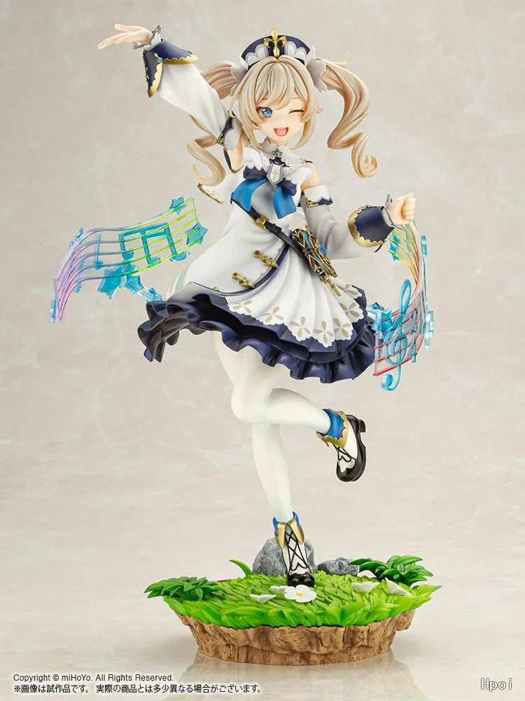 20cm Anime Genshin Impact Barbara Figure Genshin Impact Lumine Action Figure Traveler Aether Venti Figurine Collectible Doll Toy