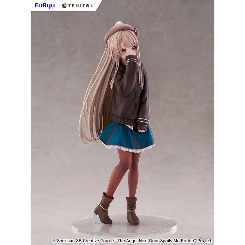 FURYU In Stock Original TENITOL TALL My Neighbor Angel Shiina Mahiru Autumn Ver. 30cm PVC Anime Figure Brand New Boxed Cartoon