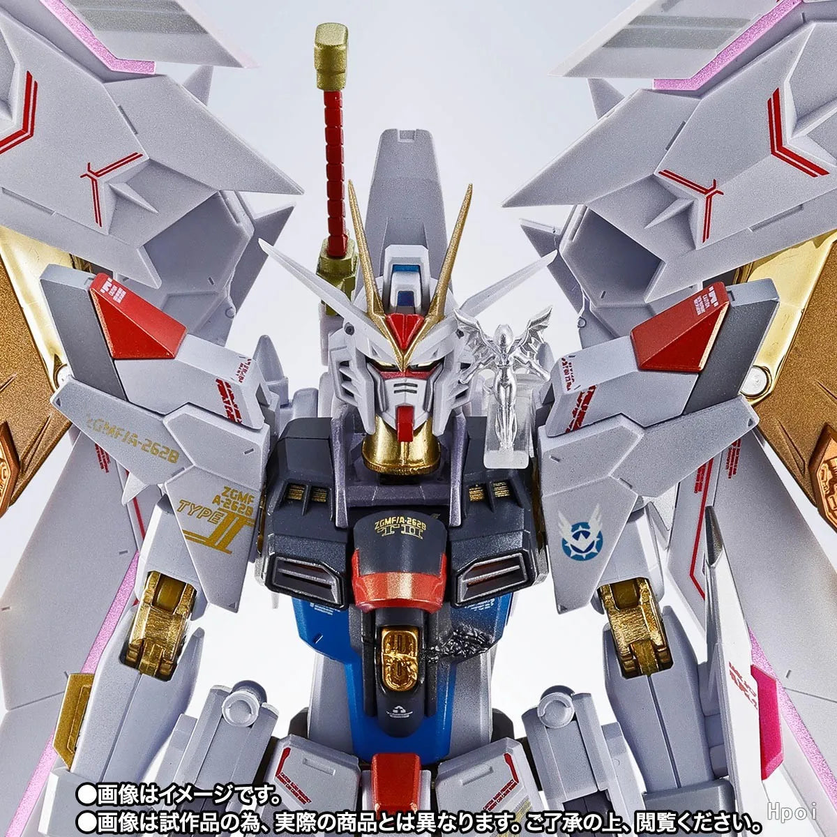 BANDAI  METAL ROBOT SPIRITS SIDE MS Mighty Strike Freedom Gundam Final Battle Ver. Authentic  Figure Model