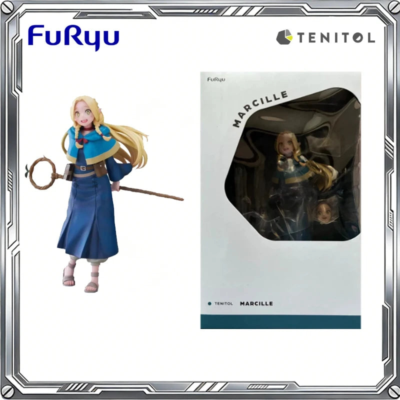 FuRyu Original TENITOL TALL Delicious in dungeon Anime Marcille Falin Dress Style Ver. Action Figure Toys Gift Collectible Model